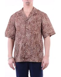 Grifoni Shirts General Spotted - Brown