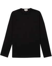 Burrows and Hare Long Sleeve T-shirt - Black