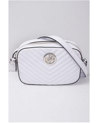 guess white crossbody bag