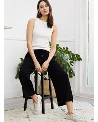 Gina Bacconi Chiffon Layered Trousers 