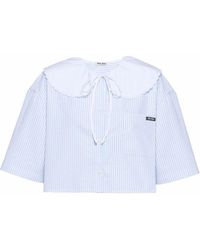 Miu Miu Shirts for Women - Up to 47% off at Lyst.com