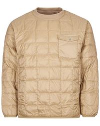 Taion Pullover Down Sweat - Beige - Natural
