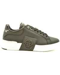 Philipp Plein The Skull High Top Sneakers , Wit, Heren - Schoenen.nl