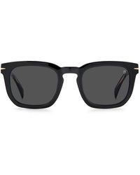 David Beckham Metal Sunglasses - Black