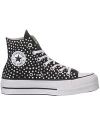 silver glitter converse