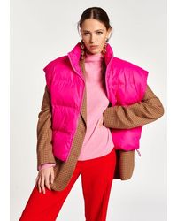 Essentiel Antwerp Antwerp - Sleeveless Puffer Jacket - Pink