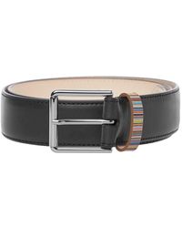 PAUL SMITH Signature Stripe leather reversible belt kit 32 inches 30" to 34" 