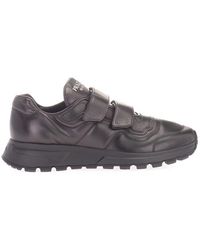 prada linea rossa sneakers black