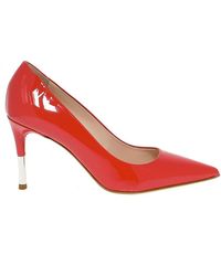 Guido Sgariglia Leather Court Shoes - Red