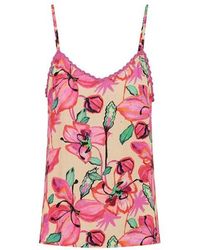 POM Amsterdam Lily Sand Summer Top - Pink