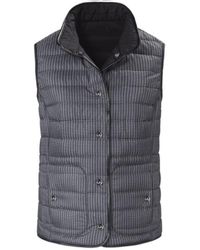 Basler And Charcoal Grey Quilted Gilet 1208110101 - Black