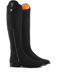 Atterley Fairfax & Favor Ladies Regina Suede Boots - Black