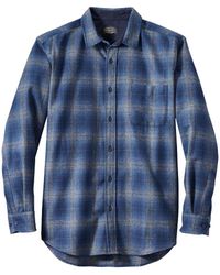 Pendleton Lodge Check L/s Shirt Blue / Navy / Grey Ombre