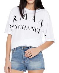 Armani Exchange Tops for Women | Online Sale up to 71% off | Lyst