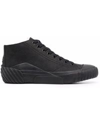 KENZO Paneled Sole High-top Sneakers - Black