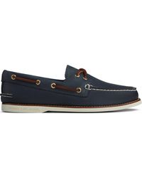Sperry Top-Sider Gold Cup Authentic Original Boat Shoe In Navy 34501-59035-05 - Blue
