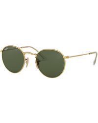 Ray-Ban Rb3447 Round Metal - Green