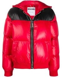 moschino down coat