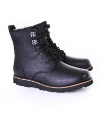 ugg hannen plain toe genuine shearling waterproof boot