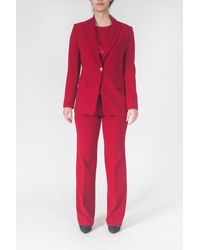 Womens Clothing Suits Trouser suits RED Valentino Complete Pané Silk Velvet in Red 