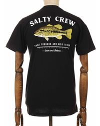 Salty Crew Bigmouth Premium Tee - Small, - Black
