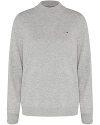 tommy hilfiger black jumper womens