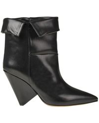 isabel marant black ankle boots
