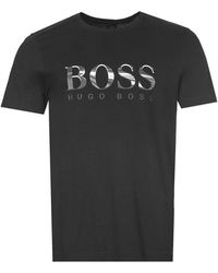 hugo boss navy shirt