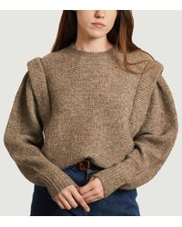 Second Female Synthetic Abby Sweater With Shoulder Pads - Lyst