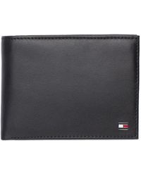 tommy hilfiger brown men's wallet
