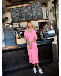 Nrby Chrissie Linen Maxi Dress - Pink