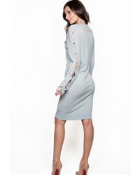 Matthew Williamson Light Blue Knitted Dress