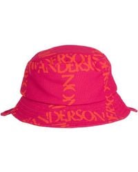 JW Anderson Jw Anderson Asymmetric Bucket Hat - Pink