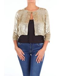P.A.R.O.S.H. Shawl Women Gold - Metallic