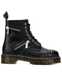 dr martens 1490 10 eye bex boots in black