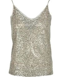gold glitter top womens