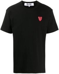 COMME DES GARÇONS PLAY - Comme Des Garcons Play T-shirts And Polos Black - Lyst