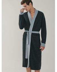 Grey Atterley Men Clothing Loungewear Bathrobes Stowe Cashmere Robe 