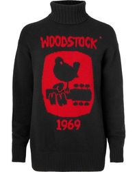Moncler 3 Grenoble Woodstock Roll Neck Sweater Knitwear Man - Black