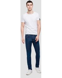 replay jeans luz blue black overdyed