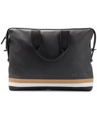 Mens Bags Briefcases and laptop bags BOSS by HUGO BOSS Byron_s Doc Case Briefcase in Black for Men 