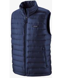 Patagonia Chaleco Down Sweater Vest - Blue