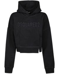 DSquared² Uneven Sweatshirt - Black