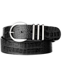Brave Leather Kiku Barcelona Croc | - Black