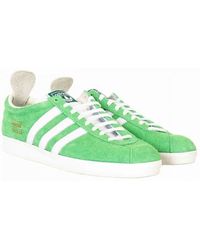 mens green gazelle trainers