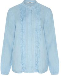 0039 Italy Nelly Fancy Shirt - Blue