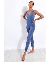 Nike Yoga Luxe Jumpsuit - Diffused - Blue