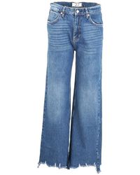 Free People Denim Steinbeck Patched 