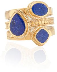 Anna Beck Lapis Faux Stacking Ring - Blue
