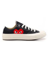 black commes de garcon converse